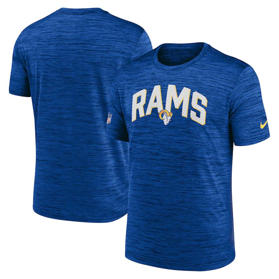 Men's Los Angeles Rams Royal Velocity Performance T-Shirt Men's Los Angeles Rams Royal Velocity Performance T-Shirt